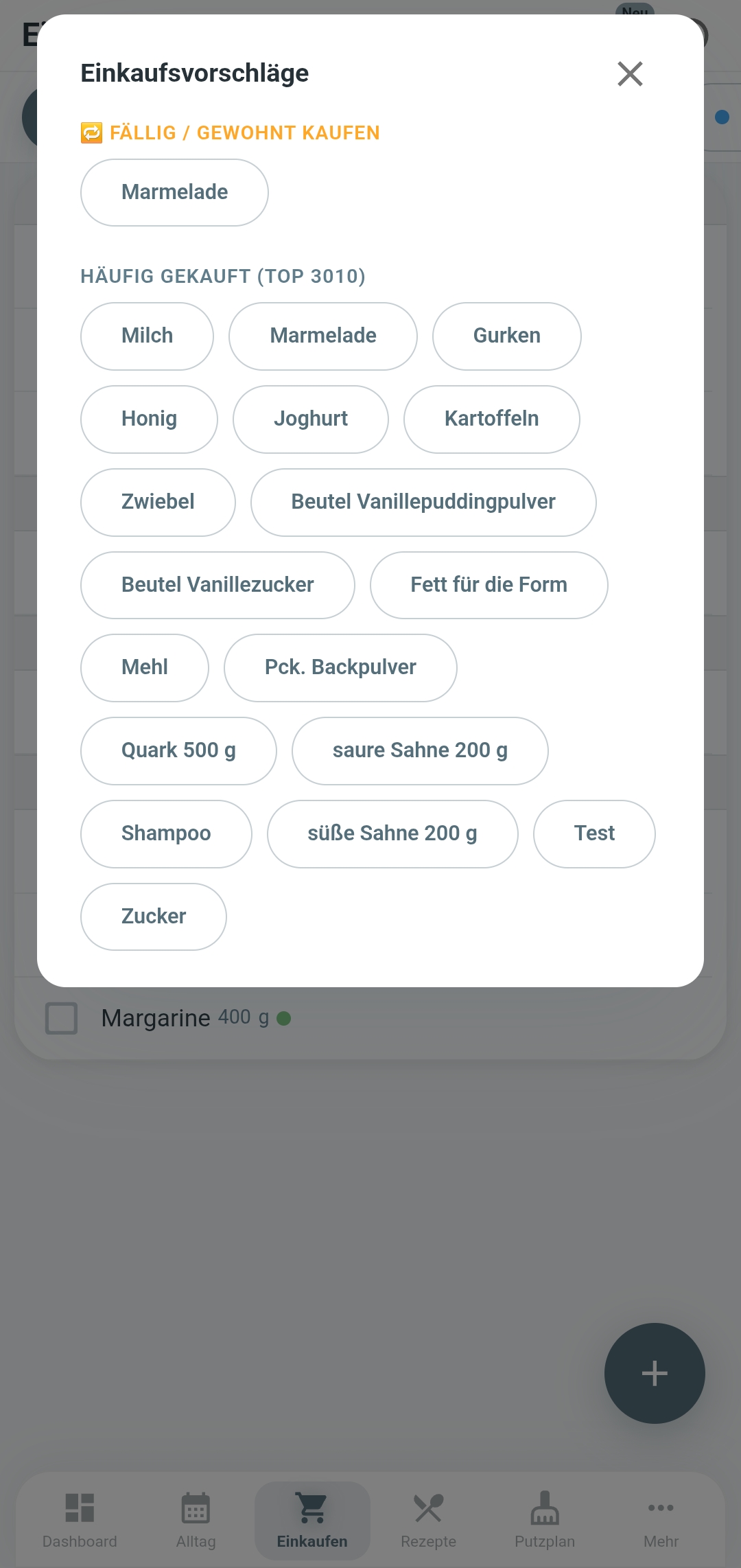 Familienkalender in Familea