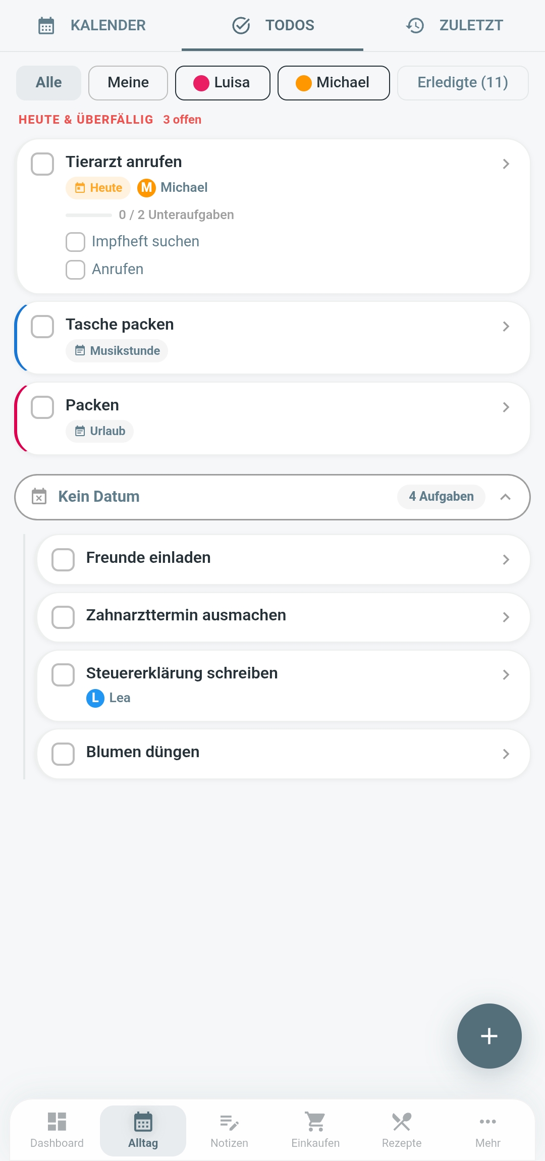 Todos im Alltag-Hub