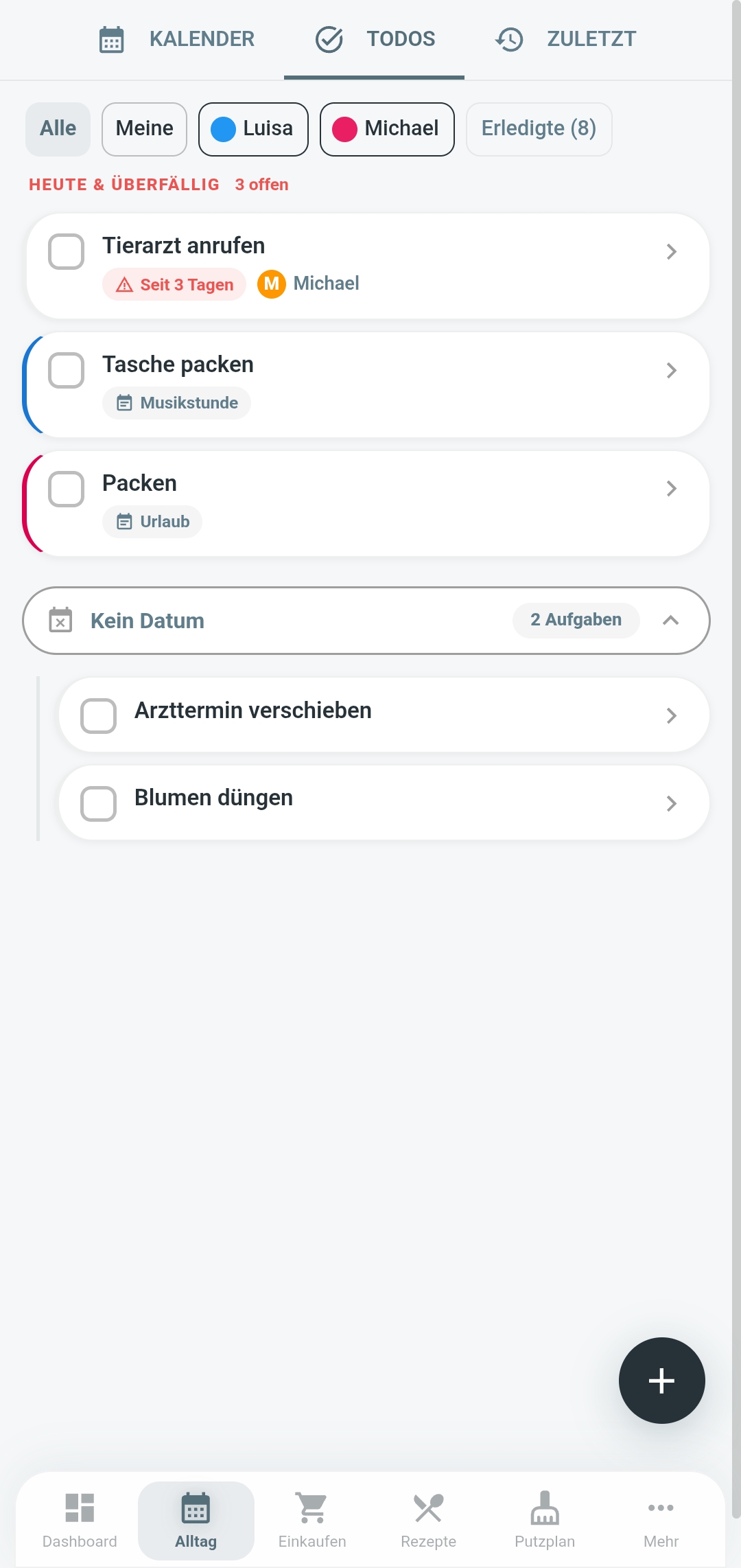 Todos im Alltag-Hub